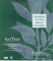 Two handbooks describing Baytree's services